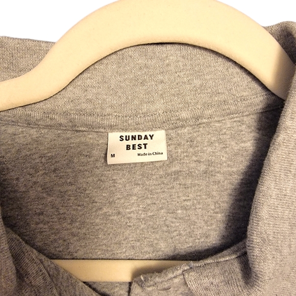 Sunday Best grey crop top - Picture 3 of 7